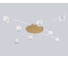 Светильник потолочный Ambrella Light /8 WH/GD белый/золото GX53/8 max 12W 870х870х95 FL51759 3