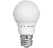 Светодиодная лампа TDM НЛ-LED-A55-10 Вт-230 В-6500 К-Е27, 55х98 мм, Народная SQ0340-1510