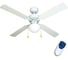 Люстра вентилятор DREAMFAN Vegas White RC 105 90205DFN 1