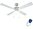Люстра вентилятор DREAMFAN Vegas White RC 105 90205DFN 3