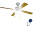 Люстра вентилятор DREAMFAN Vegas White RC 105 90205DFN 4