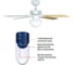 Люстра вентилятор DREAMFAN Vegas White RC 105 90205DFN 7