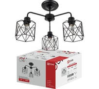 Люстра под лампу IN HOME LOFT ATIKO-СN-3E27R-BL 3хЕ27 черный 4690612067285