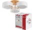 Люстра под лампу IN HOME MODERN LIMA-CL-3E27-GL 3хЕ27 белый плафон, золотой 4690612067148 1