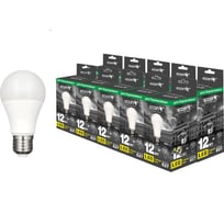 Лампа светодиодная LED A 12Вт E27 3000K A60 ES Econ (упаковка 10шт) 10-7112021