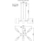 Люстра подвесная Moderli Metalicana золотой, черный V11814-6P 6