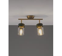 Спот Moderli Almero золотой, зеленый, прозрачный V11822-2C