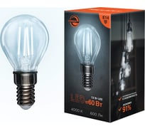 Филаментная диммируемая лампа REXANT Шарик GL45 7.5 Вт 4000K E14 604-126