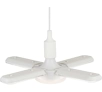 Фитолампа для растений светодиодная ЭРА GREEN LINE ФИТО-65W-PFR-E27-GR 5-ти лепестковая полного спектра 65 Вт Е27 Б0069715