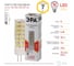 Лампы ЭРА STD LED JC-7W-220V-CER-827-G4 светодиодные 7Вт керамика капсула теплый белый свет G4 Б0057760 4