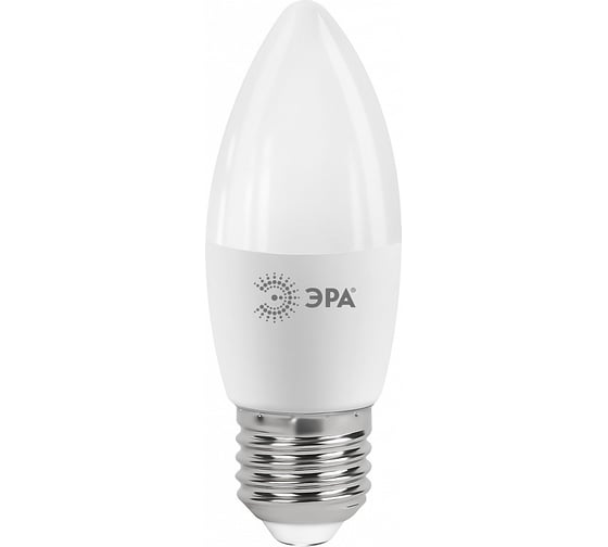 Набор ламп ЭРА 10 штук STD LED B35-11W-860-E27 светодиодные 11Вт свеча холодный дневной свет Е27 Б0057757