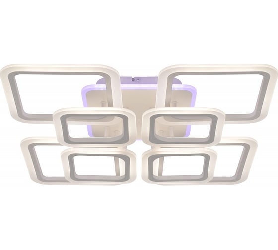 Светильник потолочный светодиодный Rivoli Iana 6202-702 155 Вт LED RGB 3000К-6000К модерн с пультом белый Б0071962