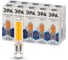 Набор ламп ЭРА 10 штук STD LED JCD-6W-GL-840-G9 светодиодные 6Вт капсула нейтральный белый свет G9 Б0057765 7
