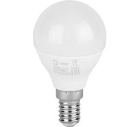 Набор светодиодных ламп ЭРА RED LINE LED P45-15W-865-E14 R 15Вт, шар, холодный дневной свет, E14, 10 шт Б0070121