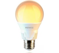 Светодиодная лампочка солнечного света Remez LED A60 9W 3000K ЦБ-00000057