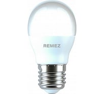 Светодиодная лампочка солнечного света Remez LED Е27 G45 7W 4100К ЦБ-00000125