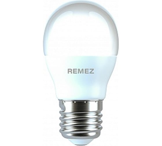 Светодиодная лампочка солнечного света Remez LED Е27 G45 7W 4100К ЦБ-00000125