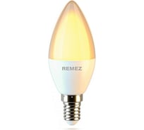 Светодиодная лампочка солнечного света Remez LED С37 7W 3000K ЦБ-00000061