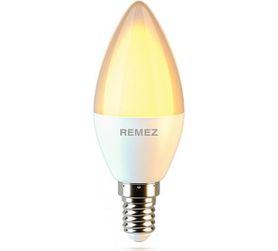 Светодиодная лампочка солнечного света Remez LED С37 7W 3000K ЦБ-00000061