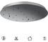 Основание потолочное MANTRA 24L MODULAR LIGHT FLORONES 9375 4