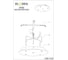 Основание потолочное MANTRA 5L MODULAR LIGHT FLORONES 9363 8