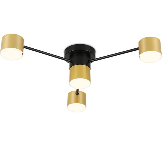 Светильник потолочный Ambrella Light /4 BK/GD черный/золото GX53/4 max 12 В 645х135 FL51722 1