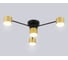 Светильник потолочный Ambrella Light /4 BK/GD черный/золото GX53/4 max 12 В 645х135 FL51722 2