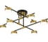 Светильник потолочный Ambrella Light /8 BK/GD черный/золото GX53/8 max 12 В 720х720х245 FL51752 1