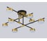 Светильник потолочный Ambrella Light /8 BK/GD черный/золото GX53/8 max 12 В 720х720х245 FL51752 3