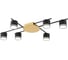 Светильник потолочный Ambrella Light /6 BK/GD черный/золото GX53/6 max 12 В 870х570х110 FL51756 1