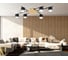 Светильник потолочный Ambrella Light /6 BK/GD черный/золото GX53/6 max 12 В 870х570х110 FL51756 5
