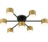 Светильник потолочный Ambrella Light /7 BK/GD черный/золото GX53/7 max 12 В 645х135 FL51726 1