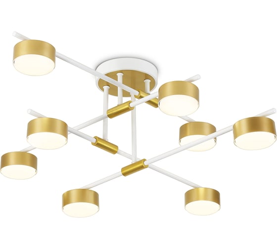 Светильник потолочный Ambrella Light /8 WH/GD белый/золото GX53/8 max 12 В 720х720х245 FL51751 1