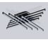 Ambrella Light Светильник светодиодный потолочный BK черный 130 В 3000K-6400K 810х810х130 (ПДУ ИК) FL6262 5