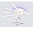 Ambrella Light Светильник светодиодный потолочный WH белый 88 В 3000K-6400K+RGB 605х605х200 (ПДУ ИК) FL6231 2