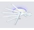 Ambrella Light Светильник светодиодный потолочный WH белый 88 В 3000K-6400K+RGB 605х605х200 (ПДУ ИК) FL6231 4