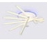 Ambrella Light Светильник светодиодный потолочный WH белый 88 В 3000K-6400K+RGB 605х605х200 (ПДУ ИК) FL6231 5