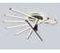 Ambrella Light Светильник светодиодный потолочный BK черный 135 В 3000K-6400K 900х750х230 (ПДУ ИК) FL6242 3