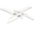 Ambrella Light Светильник светодиодный потолочный WH белый 58 В 3000K-6400K 700х700х85 (ПДУ ИК) FL6281 1