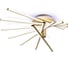 Светильник светодиодный потолочный Ambrella Light GD золото 125 В 3000K-6400K+RGB 900х750х230 (ПДУ ИК) FL6244 1