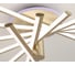 Светильник светодиодный потолочный Ambrella Light GD золото 125 В 3000K-6400K+RGB 900х750х230 (ПДУ ИК) FL6244 13
