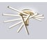Светильник светодиодный потолочный Ambrella Light GD золото 96 В 3000K-6400K 605х605х200 (ПДУ ИК) FL6234 3