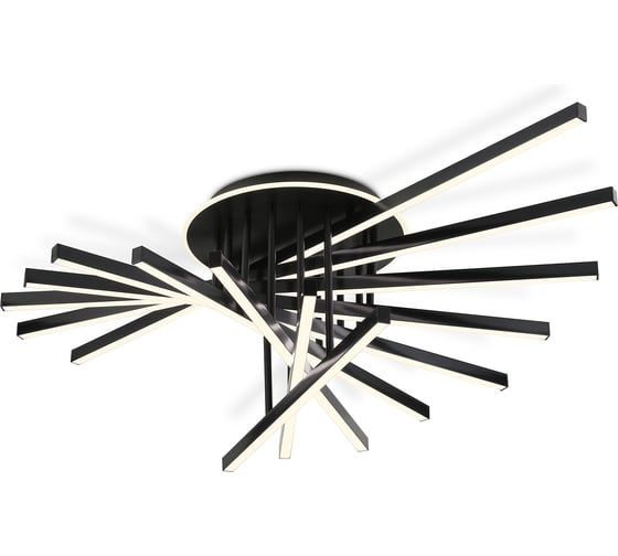 Ambrella Light Светильник светодиодный потолочный BK черный 160 В 3000K-6400K 1100х790х315 (ПДУ ИК) FL6292