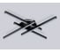 Ambrella Light Светильник светодиодный потолочный BK черный 58 В 3000K-6400K 700х700х85 (ПДУ ИК) FL6282 5