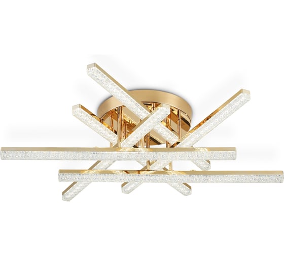 Ambrella Light Светильник светодиодный потолочный GD золото 75 В 3000K-6400K 740х710х170 (ПДУ РАДИО 2.4G) FA8899