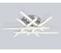 Ambrella Light Светильник светодиодный потолочный CH хром 75 В 3000K-6400K 740х710х170 (ПДУ РАДИО 2.4G) FA8898 2
