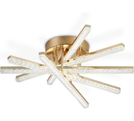 Ambrella Light Светильник светодиодный потолочный GD золото 65 В 3000K-6400K 600х580х190 (ПДУ РАДИО 2.4G) FA8897