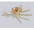 Ambrella Light Светильник светодиодный потолочный GD золото 65 В 3000K-6400K 600х580х190 (ПДУ РАДИО 2.4G) FA8897 5