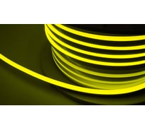 Неон тонкий DIAMOND LED 12V, цвет лимонно-желтый NEON-8X16-SIL-DC12-LEMON-YELLOW-10mm-MEN (50 п.м.)
