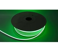 Неон тонкий DIAMOND LED 12V, цвет светло-зеленый NEON-8X16-SIL-DC12-LIGHT GREEN-10mm-MEN (50 п.м.)